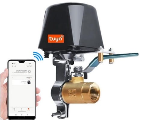 ZAWÓR BEZPIECZEŃSTWA 1/2 - 3/4 WODA GAZ TUYA WIFI