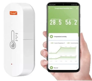 Termometr MINI Czujnik temperatury i wilgotności ZigBee