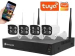 ZESTAW DO MONITORINGU 4 do 8 KAMERY WiFi FULL HD 5MP REJESTRATOR NVR HDD 1T TUYA