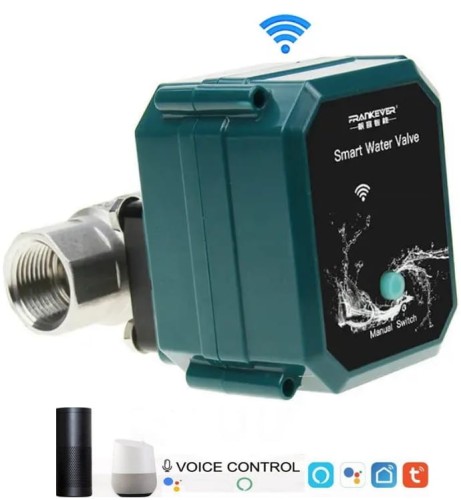 ELEKTROZAWÓR ZAWÓR BEZPIECZEŃSTWA NAWADNIANIE KULOWY TUYA SMART WiFi WODA DN15 DN20 DN25