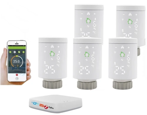 głowica termostat zigbee bramka centrala